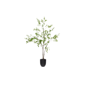 Arbre artificiel Enkianthus avec pot de fleur noir 214 cm