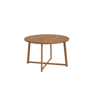 Table ronde de jardin Dafne en bois d'acacia Ø120 cm