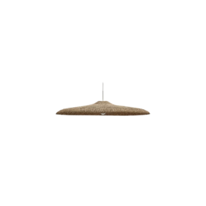 Abat-jour pour suspension Cruilles en fibres naturelles avec finition naturelle Ø100 cm (D)