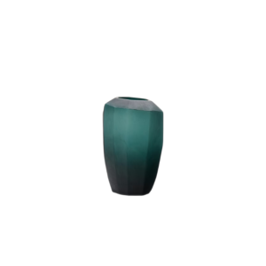 Vase en verre Geonix de couleur verte - 45,50 cm